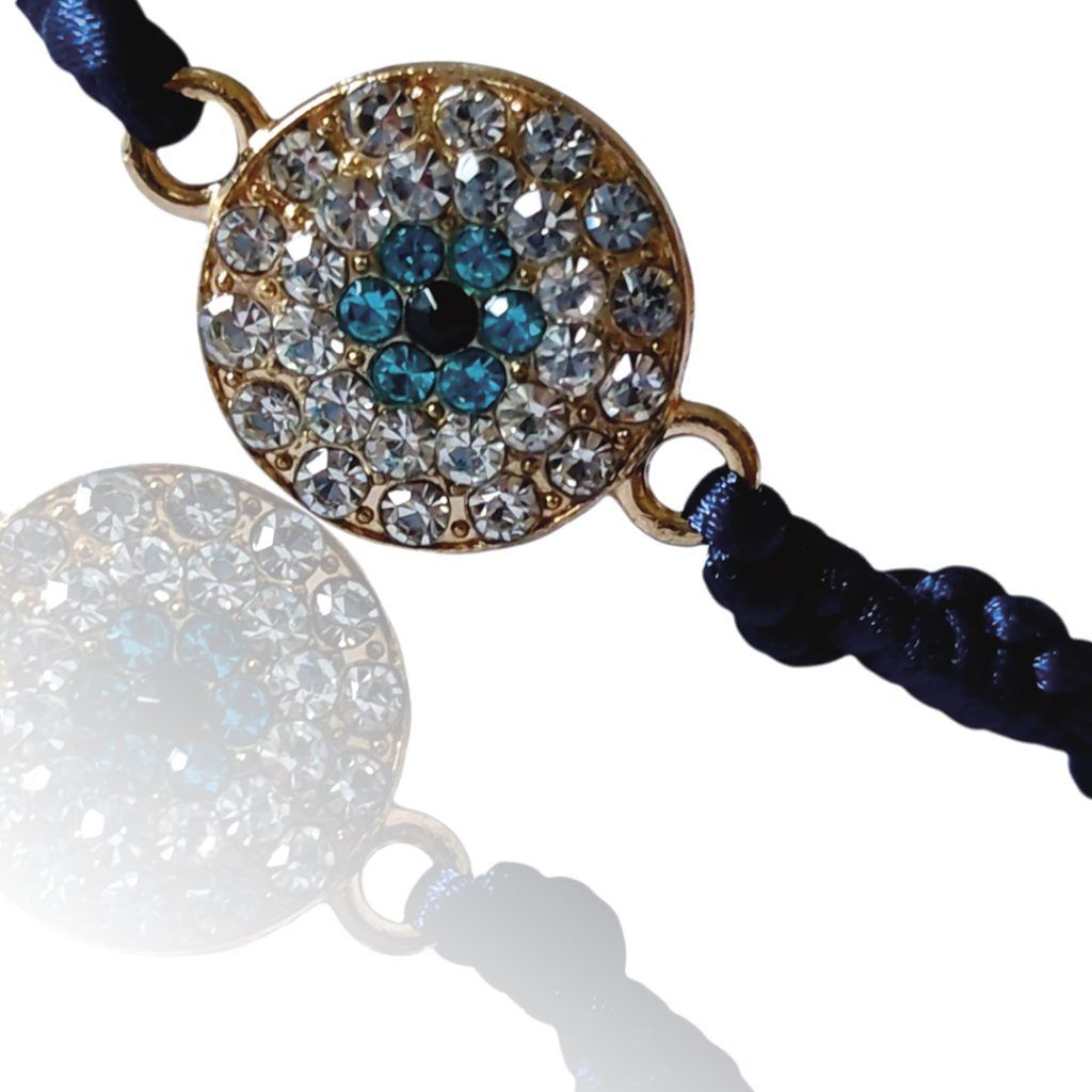 artesalis pulsera brillantes fantasia mujer elegante suerte