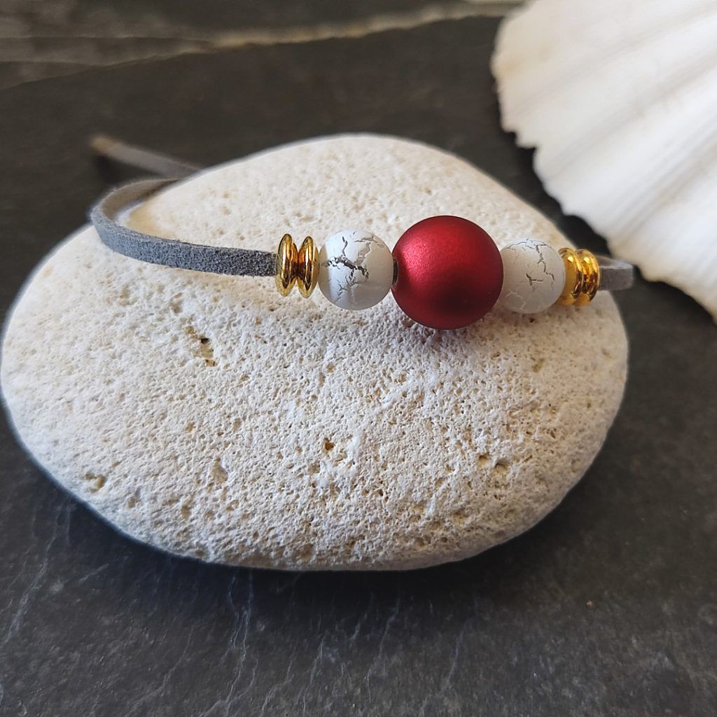 artesalis pulsera bolas arena mujer playa verano barco fiesta calor elegante